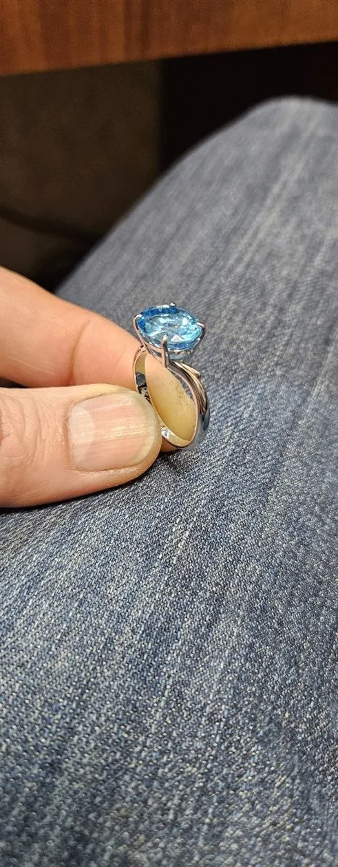 Sea anemone ring real jewelry photo