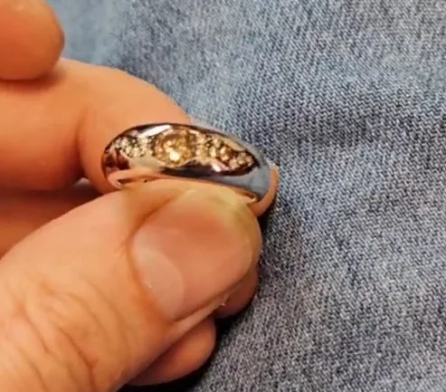 Кольцо с раухтопазом real jewelry photo